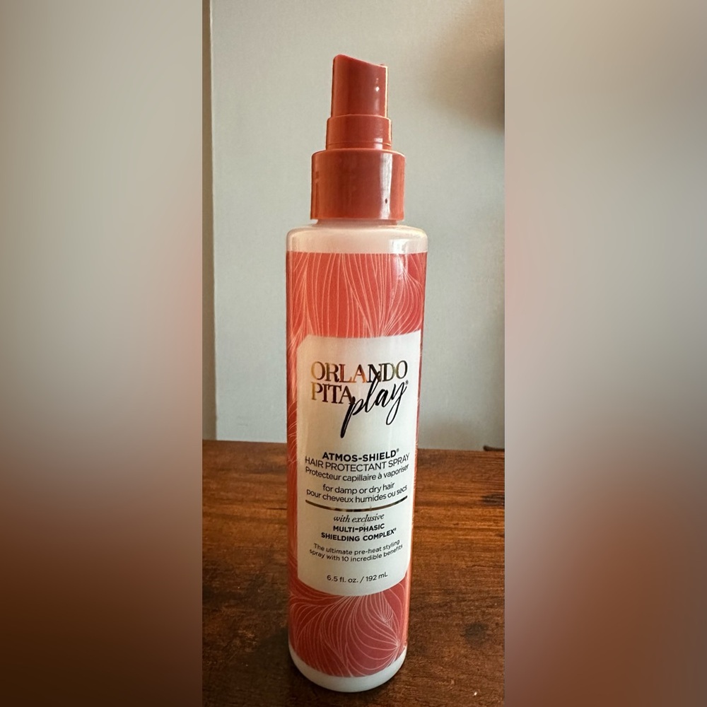 ORLANDO PITA PLAY Atmos-Shield 10-In-1 Thermal Heat Protectant Spray- 1/2 full